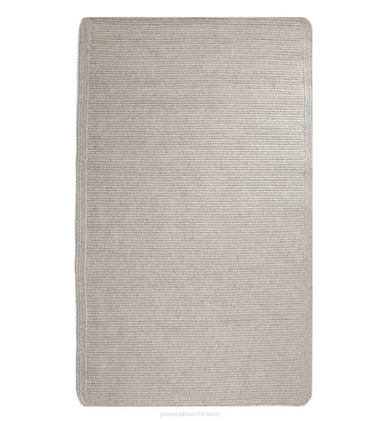 Plow & Hearth tapis et nattes Tapis tressés en laine rectangulaire à crête bleue 0BNZ1765