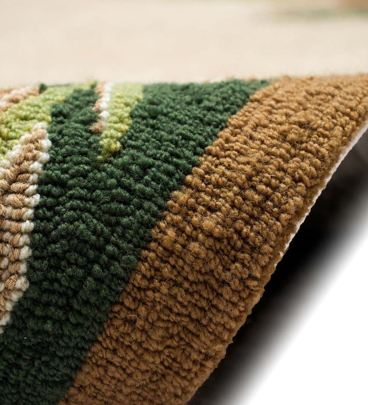 Plow & Hearth tapis et nattes Tapis vinyl avec bordure de lac forestier, intérieur/extérieur 0BNZ1792