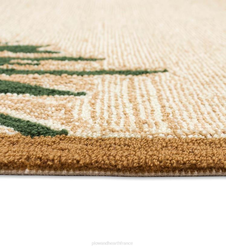 Plow & Hearth tapis et nattes Tapis vinyl avec bordure de lac forestier, intérieur/extérieur 0BNZ1792