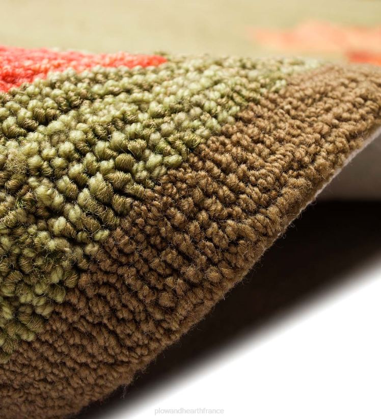 Plow & Hearth tapis et nattes Tapis vinyl avec bordure feuilles tombantes intérieur/extérieur 0BNZ1790