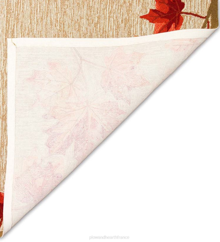 Plow & Hearth tapis et nattes Tapis vinyl avec bordure feuilles tombantes intérieur/extérieur 0BNZ1790