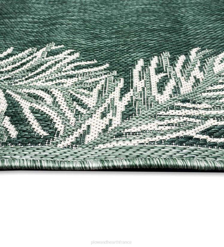 Plow & Hearth tapis et nattes Tapis vinyl avec bordure pinède, intérieur/extérieur 0BNZ1825