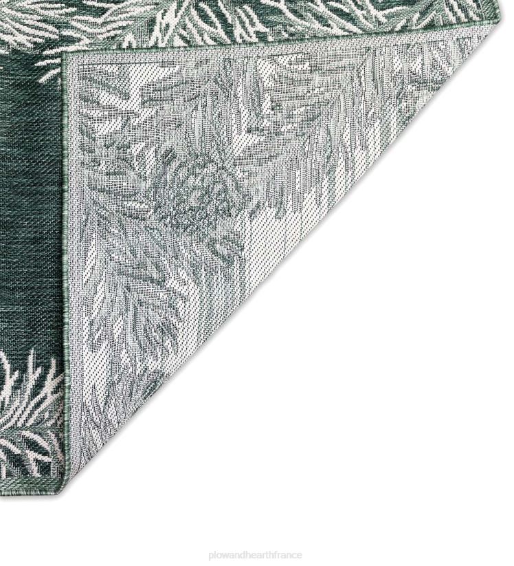Plow & Hearth tapis et nattes Tapis vinyl avec bordure pinède, intérieur/extérieur 0BNZ1825