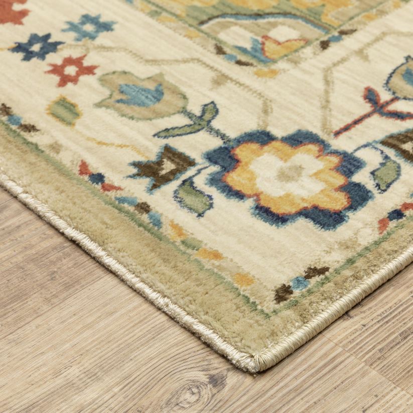 Plow & Hearth tapis et nattes Tapis vinyl en polypropylène avec fleurs de Clover Hill 0BNZ1842