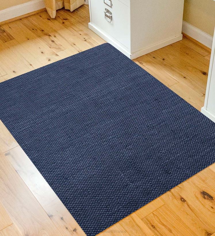 Plow & Hearth tapis et nattes tapis de chaise de bureau tissé burbury - gris 0BNZ1782