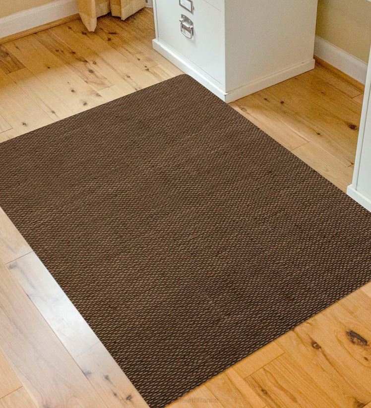 Plow & Hearth tapis et nattes tapis de chaise de bureau tissé burbury - gris 0BNZ1782