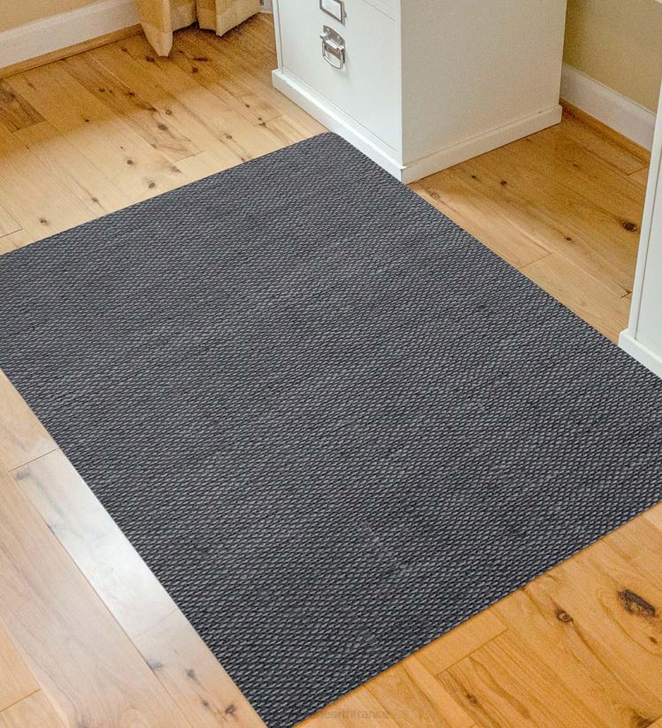 Plow & Hearth tapis et nattes tapis de chaise de bureau tissé burbury - gris 0BNZ1782