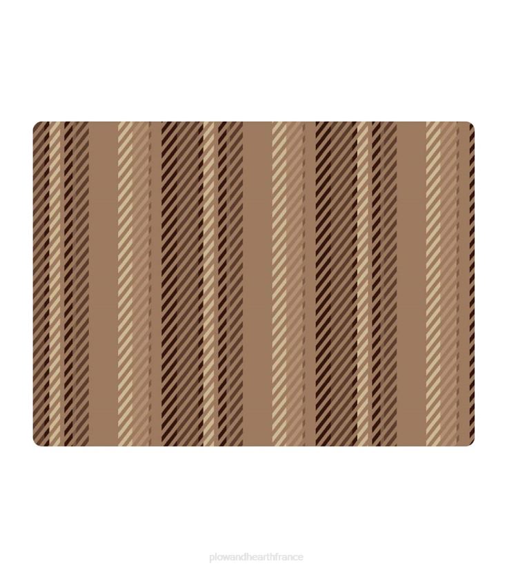 Plow & Hearth tapis et nattes tapis de chaise rayé - bleu 0BNZ1834