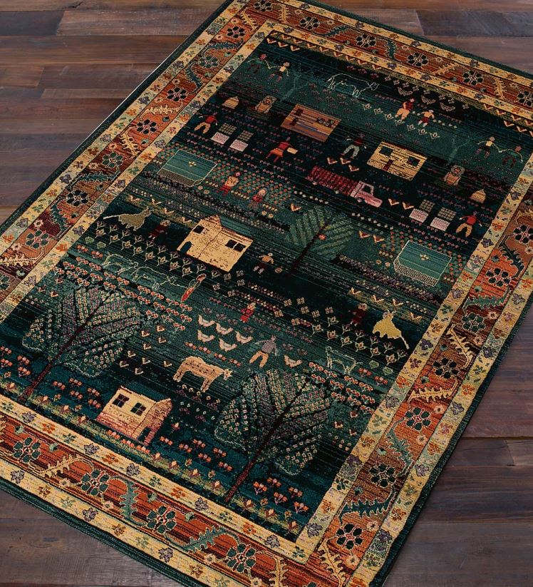 Plow & Hearth tapis et nattes tapis de village shaker en polypropylène 0BNZ1763