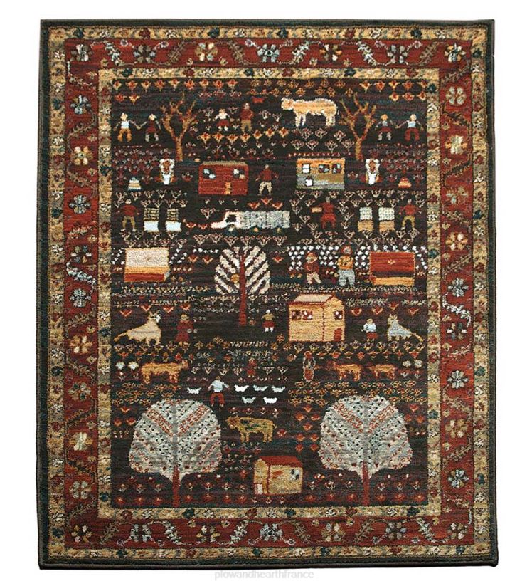 Plow & Hearth tapis et nattes tapis de village shaker en polypropylène 0BNZ1763