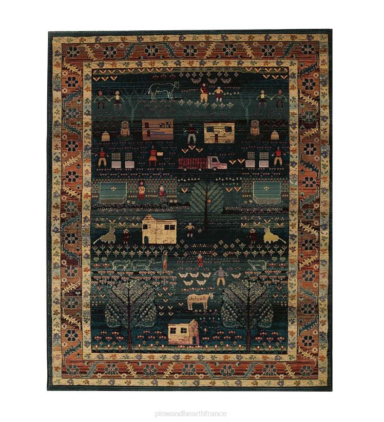Plow & Hearth tapis et nattes tapis de village shaker en polypropylène 0BNZ1763