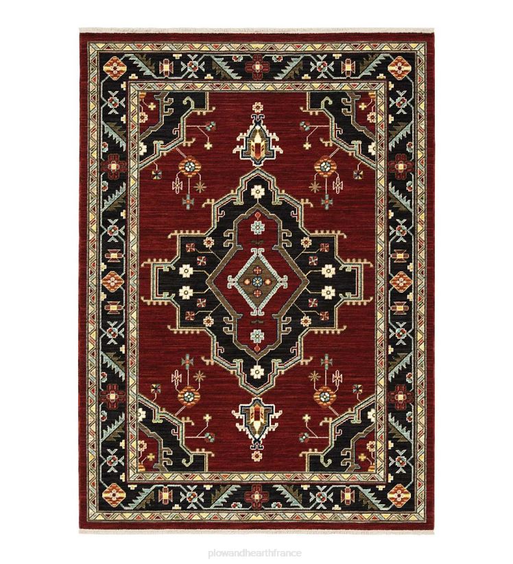 Plow & Hearth tapis et nattes tapis en laine à bordure laurenburg 0BNZ1807