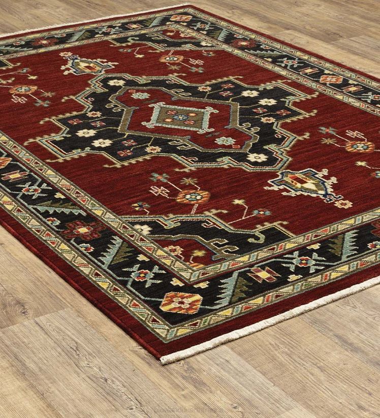 Plow & Hearth tapis et nattes tapis en laine à bordure laurenburg 0BNZ1807