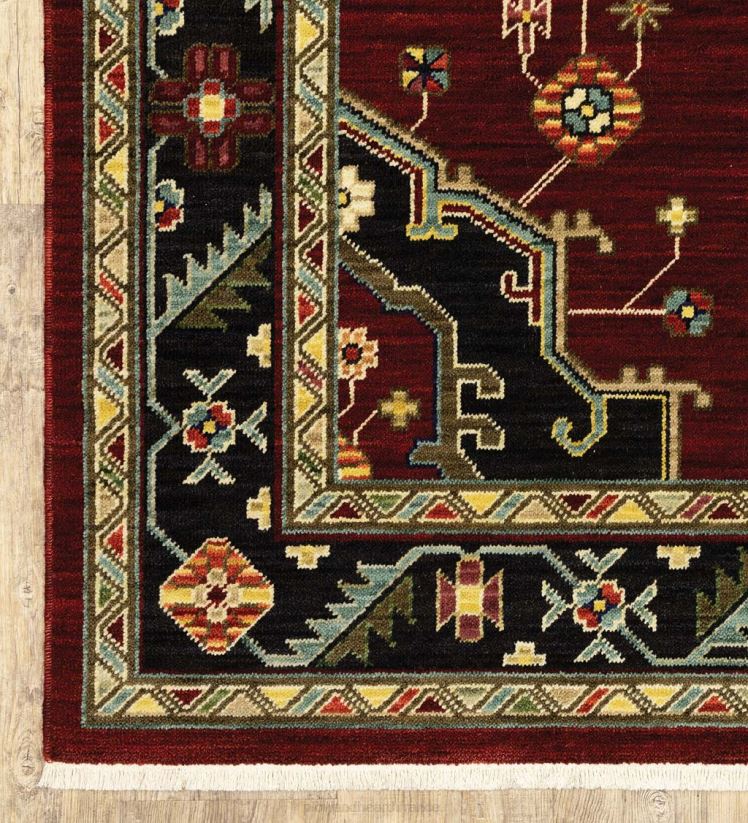 Plow & Hearth tapis et nattes tapis en laine à bordure laurenburg 0BNZ1807