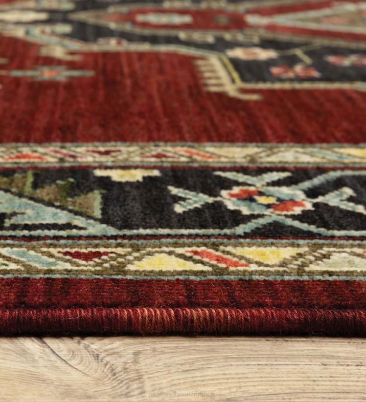 Plow & Hearth tapis et nattes tapis en laine à bordure laurenburg 0BNZ1807