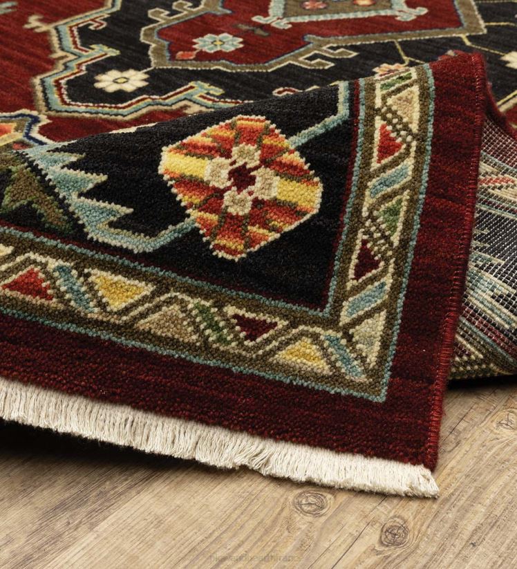 Plow & Hearth tapis et nattes tapis en laine à bordure laurenburg 0BNZ1807