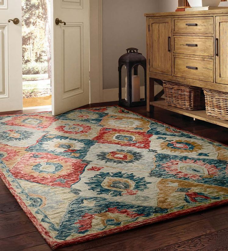 Plow & Hearth tapis et nattes tapis en laine touffeté à la main Mountain Valley 0BNZ1867