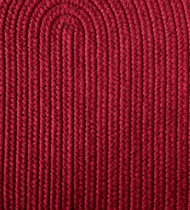 Plow & Hearth tapis et nattes tapis ovales tressés en laine bleue, fabriqués aux États-Unis 0BNZ1770