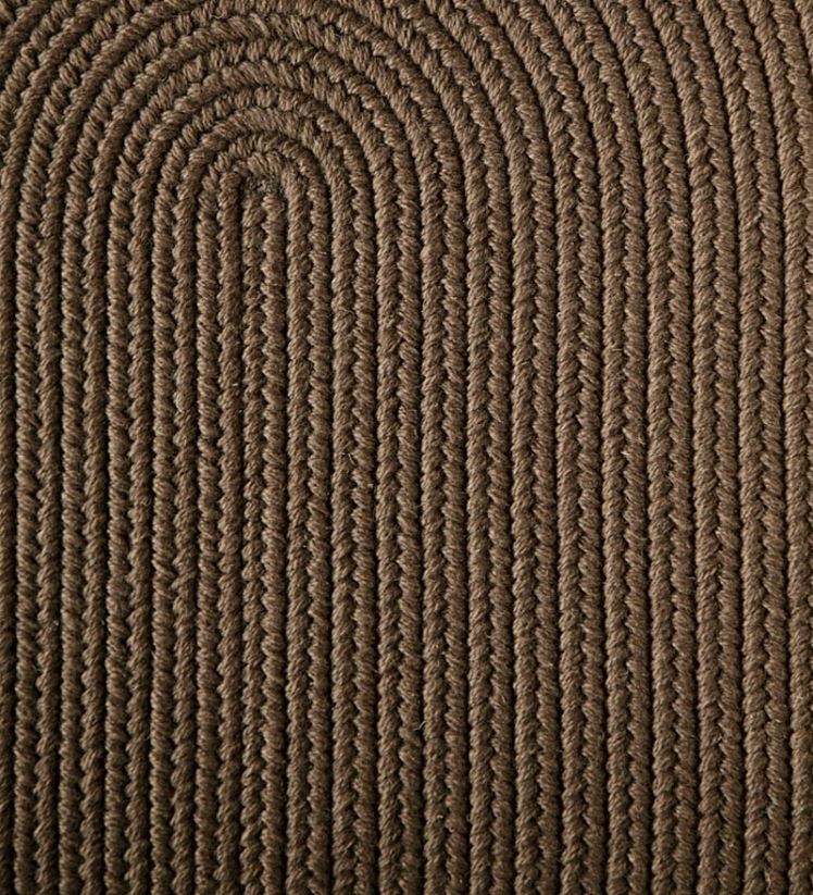 Plow & Hearth tapis et nattes tapis ovales tressés en laine bleue, fabriqués aux États-Unis 0BNZ1770