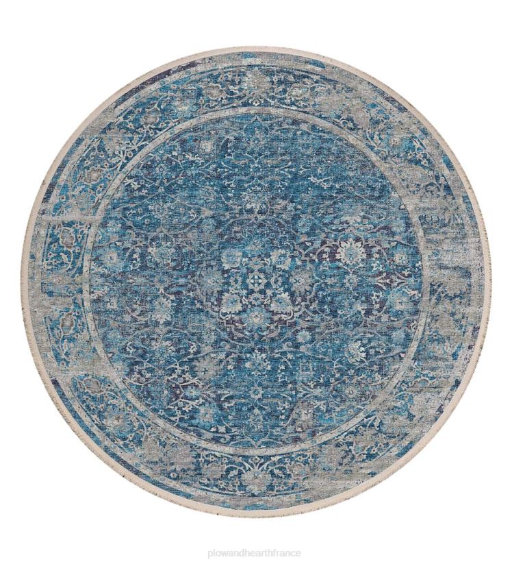 Plow & Hearth tapis et nattes tapis rond bord marietta 0BNZ1806