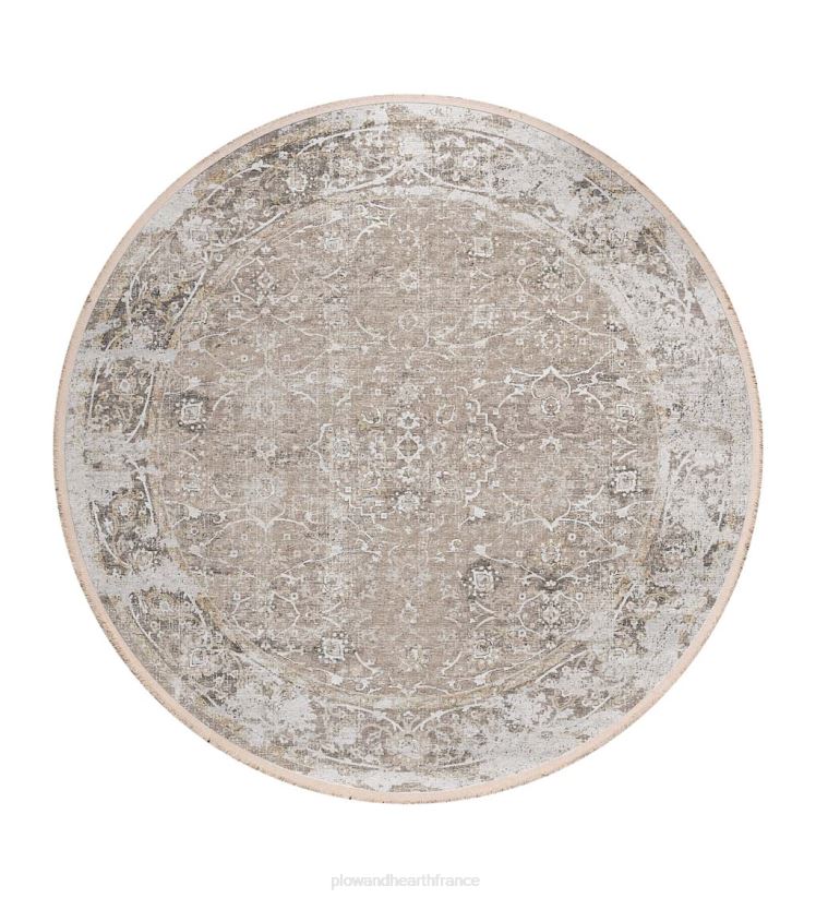 Plow & Hearth tapis et nattes tapis rond bord marietta 0BNZ1806