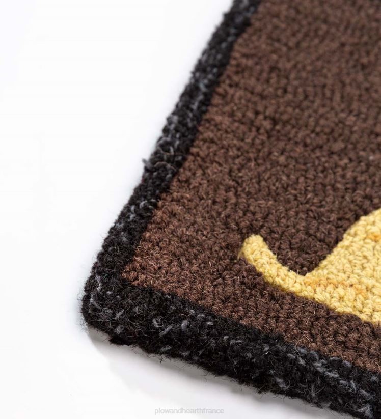 Plow & Hearth tapis et nattes tous les chiens coureur de laine crocheté à la main 0BNZ1837